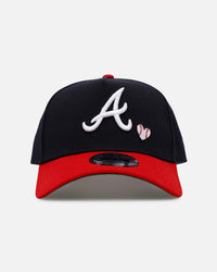 New Era Atlanta Braves 'Baseball Hearts' 9FORTY A-Frame Snapback Official Team Color