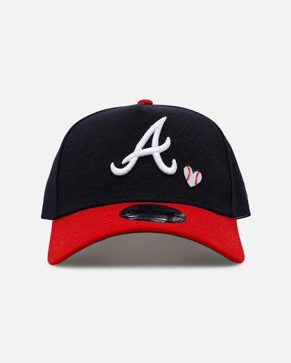 New Era Atlanta Braves 'Baseball Hearts' 9FORTY A-Frame Snapback Official Team Color