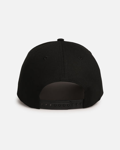 New Era Los Angeles Lakers 'Canvas Leather' 9FORTY A-Frame Snapback Black