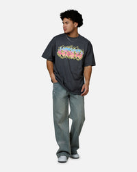 Carre Vandalize Drop T-Shirt Washed Charcoal