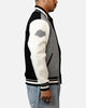 Pro Standard Los Angeles Lakers Reverse French Terry Wool Varsity Jacket Black/Grey