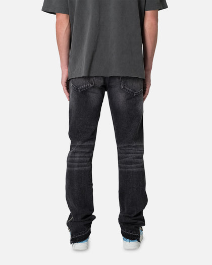 MNML D558 Straight Stripe Denim Jeans Black