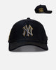 New Era New York Yankees 'Statement Suede 10 Year Anniversary' 9FORTY A-Frame Snapback Black Suede