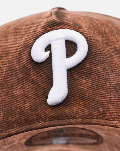 New Era Philadelphia Phillies 'Washed Walnut' 9FORTY A-Frame Snapback Walnut