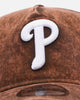 New Era Philadelphia Phillies 'Washed Walnut' 9FORTY A-Frame Snapback Walnut