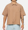 Carre Grid Button Up Shirt Brown-Plaid