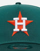 New Era Houston Astros 'Citrus 2.0' 9FORTY A-Frame Snapback Dark Green/Orange