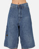 G-Star Bam Logger Denim Shorts Faded Blue