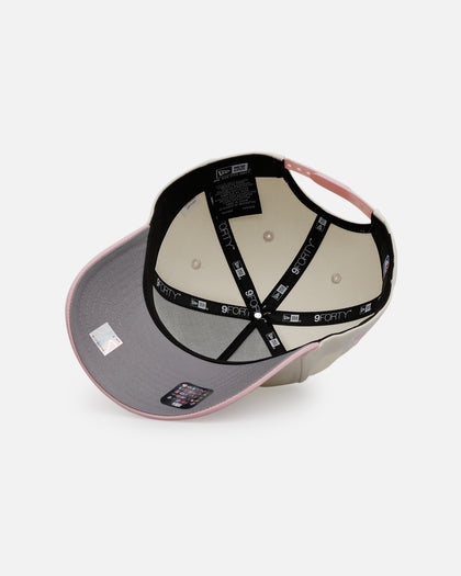 New Era Brooklyn Nets 'Pink Lemonade' 9FORTY A-Frame Snapback Pink/Yellow