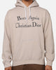 Secret Club Born Again Christian Dior Hoodie Sand
