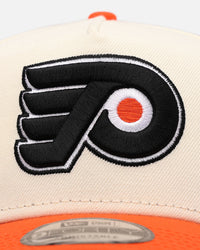 New Era Philadelphia Flyers 'Team Color Visor' 9FORTY A-Frame Snapback Chrome/Official Team Color
