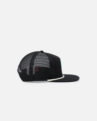 American Needle Wyatt Trucker Snapback Black