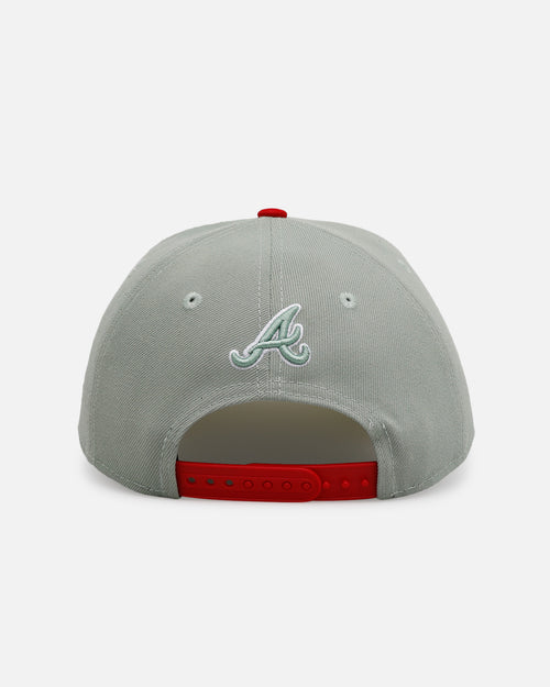 New Era Atlanta Braves 'All I Want For Christmas' 9FORTY A-Frame Snapback Green/Red