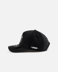 Pro Standard New York Yankees 'Yankees Raffia Applique' Strapback Black Acidwash