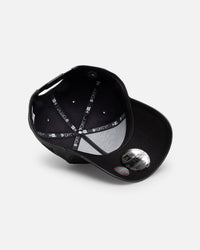 New Era Los Angeles Dodgers 'Tonal Cracked Leather' 9FORTY A-Frame Snapback Black