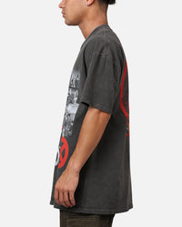 73Studio Marvel Deadpool Comic Heavyweight T-Shirt Black Wash