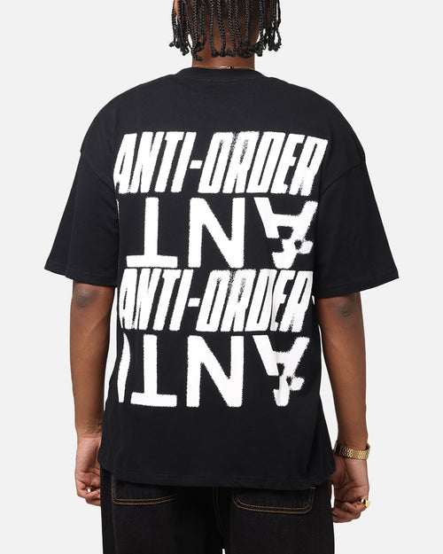 The Anti Order Anti Stacked Drop Shoulder T-Shirt Black