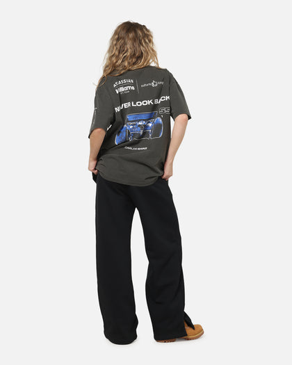 Culture Kings X Atlassian Williams F1 Team Carlos Sainz Jr. T-Shirt Black Acidwash