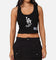 Pro Standard Women's Los Angeles Dodgers Fitted Racerback Top Black