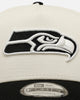 New Era Seattle Seahawks 'Easy Chrome Black' 9FORTY A-Frame Snapback Chrome/Black