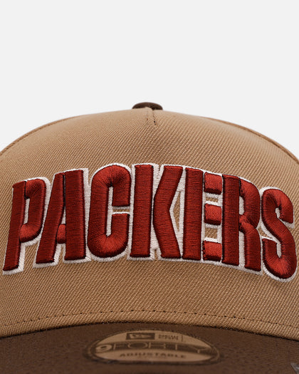 New Era Green Bay Packers 'Thanksgiving Football' 9FORTY A-Frame Snapback Khaki