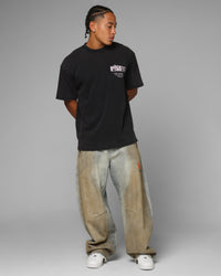 Loiter Dustborn T-Shirt Black Acidwash