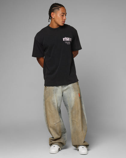 Loiter Dustborn T-Shirt Black Acidwash