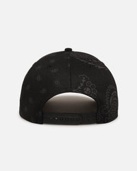 New Era New York Yankees 'Tonal Paisley' 9FORTY A-Frame Snapback Black