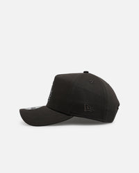 New Era Los Angeles Dodgers 'Carbon Weave' 9FORTY A-Frame Snapback Black
