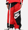 Nike Women's Sportswear Mid-Rise Street Woven Open-Hem Pants University Red/Black/Sail