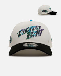 New Era Tampa Bay Rays 'Chrome Metallic Wordmark' 9FORTY A-Frame Snapback Chrome