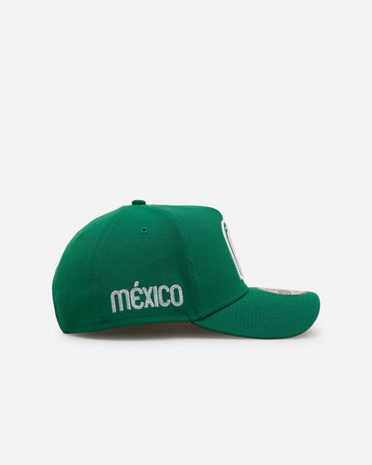 New Era Mexico National Baseball Team 'Mexico Polychromatic' 9FORTY A-Frame Snapback Kelly Green