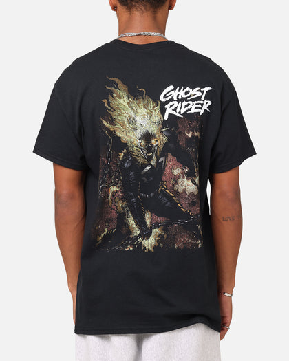 Goat Crew Marvel Ghost Rider Fire T-Shirt Black
