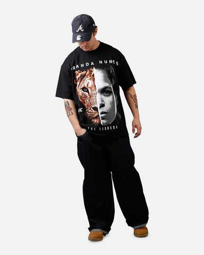 UFC By Culture Kings Amanda Nunes Legends T-Shirt Black Acidwash