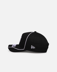 New Era New York Yankees 'Piping' 9FORTY A-Frame Snapback Black/White