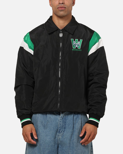 Bleacher Athletic New Zealand Warriors NRL Legacy Baseball Jacket Black