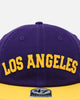 47 Brand Los Angeles Lakers 'The City Block Collection' Club Legacy '47 Captain Snapback Purple