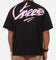 Carre Graffiti T-Shirt Black/Pink