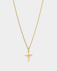 Saint Morta Crucifix Pendant Gold