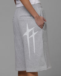 Loiter Ultra Hybrid Fleece Shorts Grey Marle