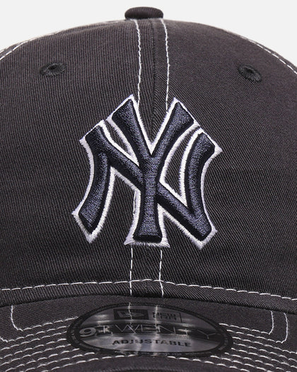 New Era New York Yankees 'Contrast Stitch' 9TWENTY Strapback Official Team Colour