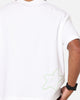 X-Large Italic Star Gorilla T-Shirt White