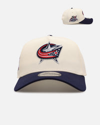 New Era Columbus Blue Jackets 'Team Color Visor' 9FORTY A-Frame Snapback Chrome/Official Team Color