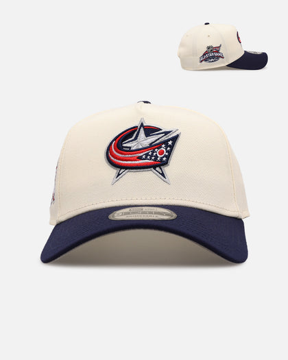 New Era Columbus Blue Jackets 'Team Color Visor' 9FORTY A-Frame Snapback Chrome/Official Team Color