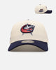 New Era Columbus Blue Jackets 'Team Color Visor' 9FORTY A-Frame Snapback Chrome/Official Team Color