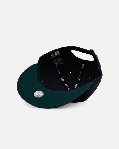 New Era New York Yankees 'Felt Logo' 9FIFTY Retro Crown Strapback Navy