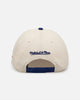 Mitchell & Ness Los Angeles Dodgers 'Pink Team Logo' Pro Pinch Snapback Off White