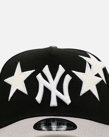 New Era New York Yankees 'Stars' 9FORTY A-Frame Snapback Black/Grey