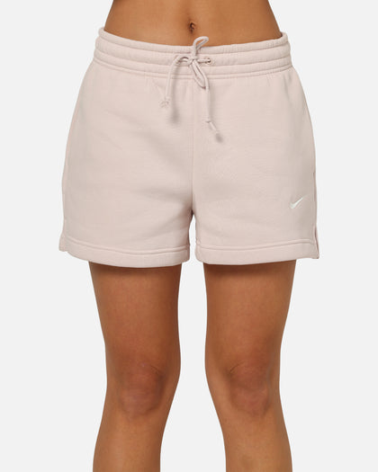 Nike Women's Sportswear Phoenix Fleece Shorts Pink/White