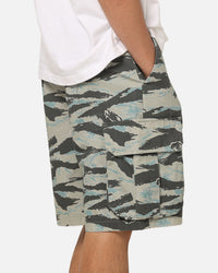 Carre Depot Cargo Shorts Tiger Camo